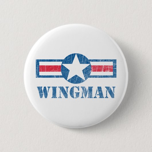 Wingman  ronde button 5,7 cm (Voorkant)
