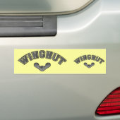 WINGNUT BUMPERSTICKER (Op auto)
