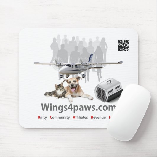 Wings4paws - Muismat (Met muis)