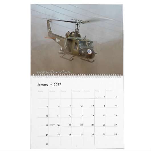 Wings and Rotors Air Museum 2014 Kalender (Jan 2027)