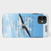 Wings as Eagles, Isaiah 40:31 Christelijke Bijbel Case-Mate iPhone Case (Achterkant (horizontaal))