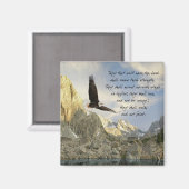 Wings as Eagles Isaiah 40:31 Magneet (Voorkant / Achterkant)