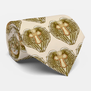Wings Cross Crown Christelijk stropdas