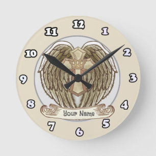 Wings Cross Kroon Christelijke klok