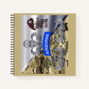 Wings in de lucht - verdiend nooit notitieboek