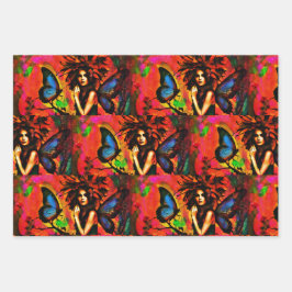 Wings of a Fairytale  Inpakpapier Vel