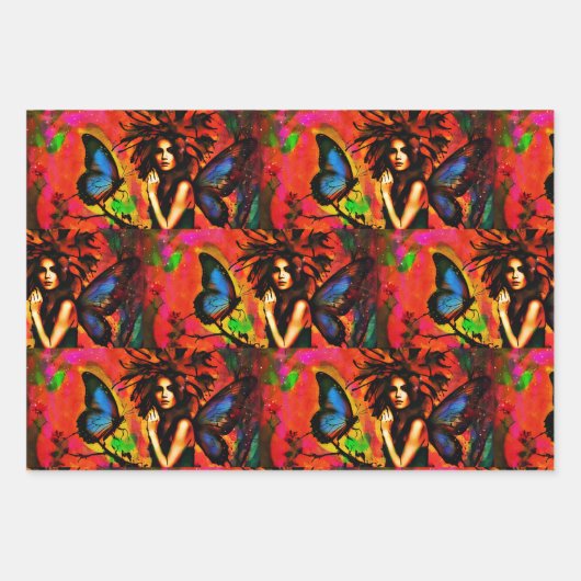 Wings of a Fairytale  Inpakpapier Vel (Voorkant)