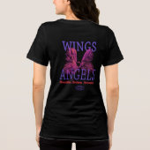 Wings of Angels  Tri-Blend Shirt (Achterkant)