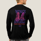 Wings of Angels Tri-Blend Shirt (Achterkant volledig)