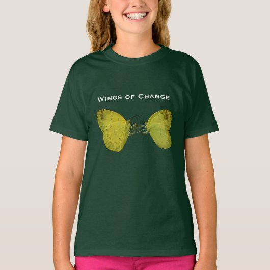 Wings of Change | T-shirt graphique papillon pour (Devant)