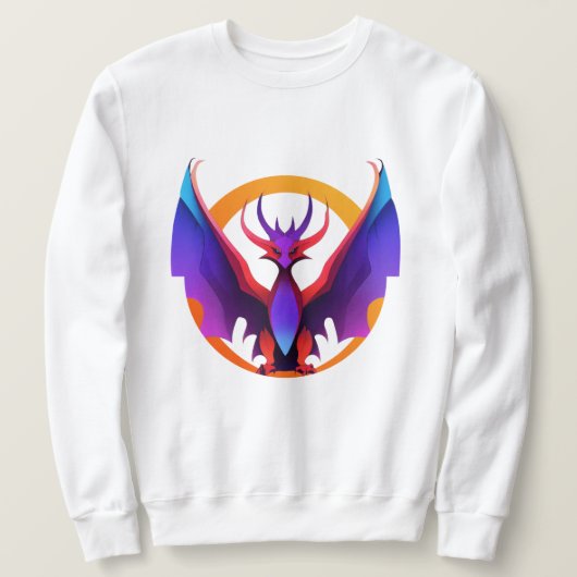 Wings of Freedom Dragon Design Sweatshirt (Design devant)