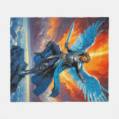 Wings of Glory Fleece Deken (Voorkant (Horizontaal))