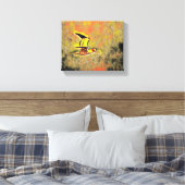 Wings of Harmony: Vogels in de open lucht Canvas Afdruk (Insitu (Slaapkamer))