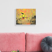 Wings of Harmony: Vogels in de open lucht Canvas Afdruk (Insitu (Woonkamer))