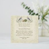 Wings of Love Invitation - Crème Tan (Debout devant)