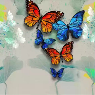 "Wings of Love Wenskaart" Bedankkaart