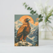 Wings of Majesty:  Golden Eagle Briefkaart (Staand voorkant)