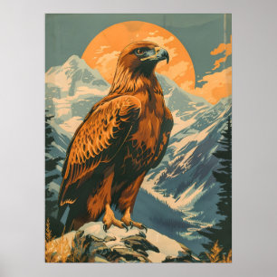 Wings of Majesty: Golden Eagle Poster
