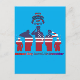 Wings of remembrance azure briefkaart