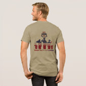 Wings of remembrance olive Tri-Blend shirt (Voorkant)
