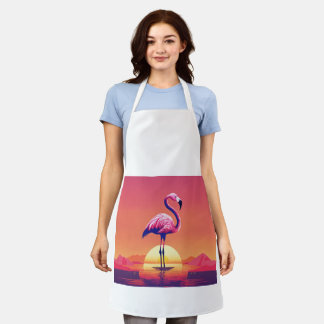 Wings of Style: Natuur's Art on Fabric Schort