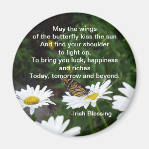 Wings of the Butterfly-Irish Blessing magnet Magneet