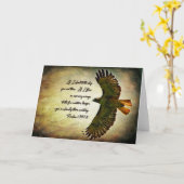 Wings of the Morning Inspirerend Kaart (Gele Bloem)