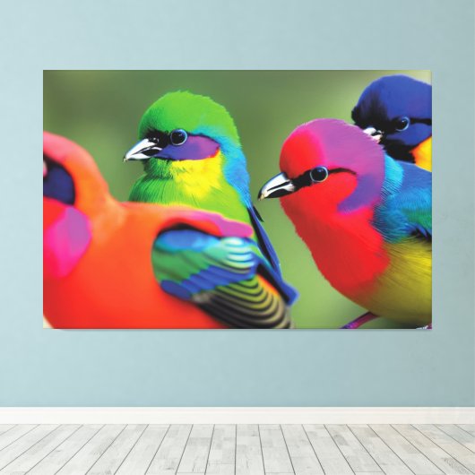 Wings of Wonder Canvas Afdruk (Insitu (Houten vloer))