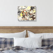 Wings Over The Dock: een vredige ontsnapping Canvas Afdruk (Insitu (Slaapkamer))