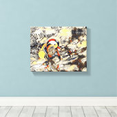 Wings Over The Dock: een vredige ontsnapping Canvas Afdruk (Insitu (Houten vloer))