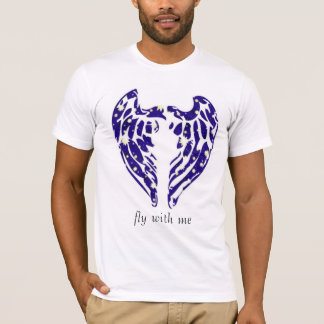 wings_stars2, vlieg met mij mee t-shirt