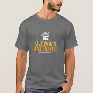 Wings zal reizen - Shasta Camper Trailer T-shirt
