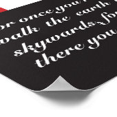 Wingsuit SkyDive Poster (Hoek)