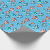 Wingsuit Skydivers Cadeaupapier (Hoek)