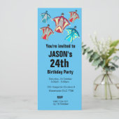 Wingsuit Skydiving Thema Kaart (Staand voorkant)