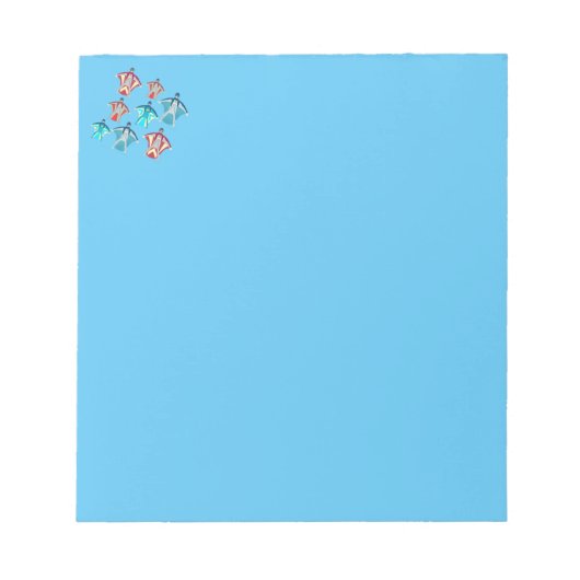 Wingsuit Skydiving Thema Notitieblok (Voorkant)