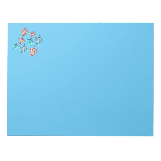 Wingsuit Skydiving Thema Notitieblok (Voorkant)