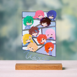 Wingz Multi Character Acrylic Sign Acryl Bord