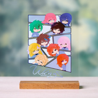 Wingz Multi Character Acrylic Sign Acryl Bord