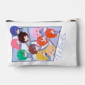 Wingz Multi Character Print Cut Sew Bag Etui (Achterkant)