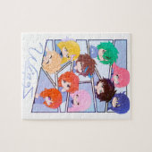 Wingz Official Multi Characters Puzzle Legpuzzel (Horizontaal)