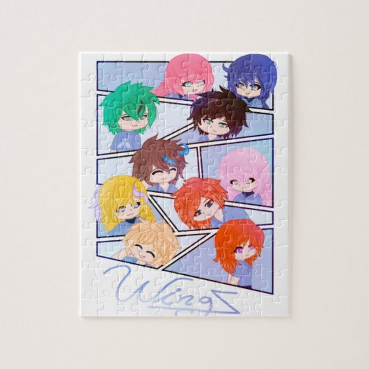 Wingz Official Multi Characters Puzzle Legpuzzel (Verticaal)