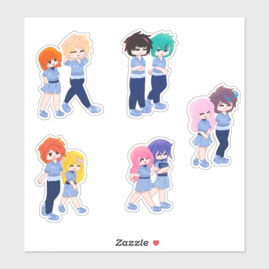 Wingz Students Sticker Pack - Sheet 1 (Feuille)