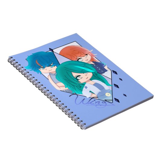 Wingz Warriors Spiral Photo Notebook Notitieboek (Rechterzijde)