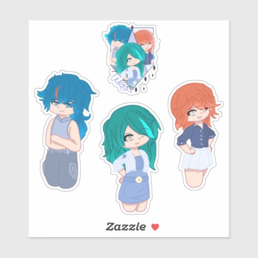 Wingz Warriors Sticker Pack - Sheet 2 (Feuille)