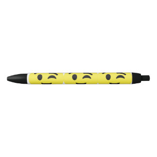 Wink Face Emoji Zwarte Inkt Pen