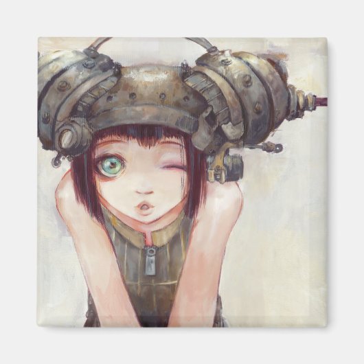 Wink Square Magnet Magneet (Voorkant)