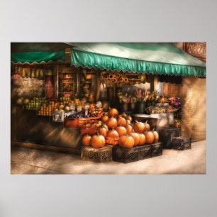 Winkel - de fruitmarkt poster