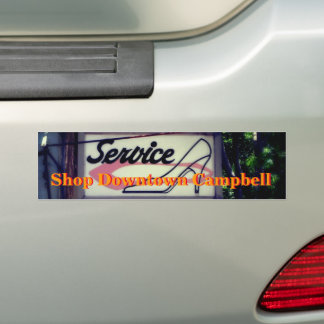 Winkel Downtown Campbell Sign Bumper Stick Bumpersticker