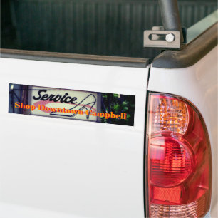 Winkel Downtown Campbell  Sign Bumper Stick Bumpersticker